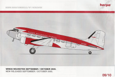 HERPA - Katalg leteck modely 09-10/2005