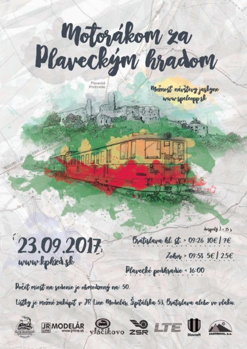 Motorkom za Plaveckm hradom 23.9.2017