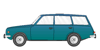 Wartburg 353 Tourist*Modr�-Str